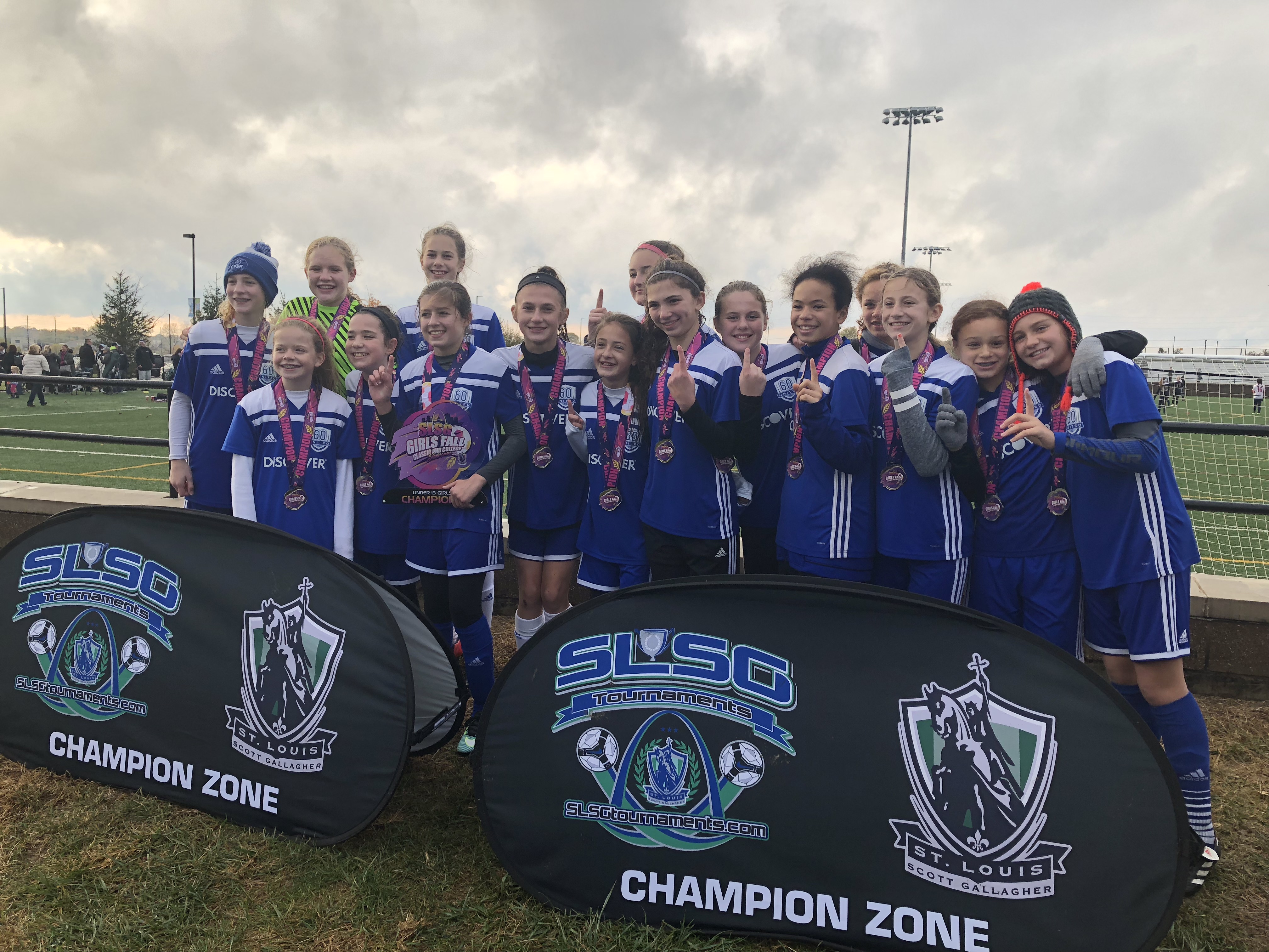 CHAMPS! GU13 Select at the St. Louis Gallagher Tournament